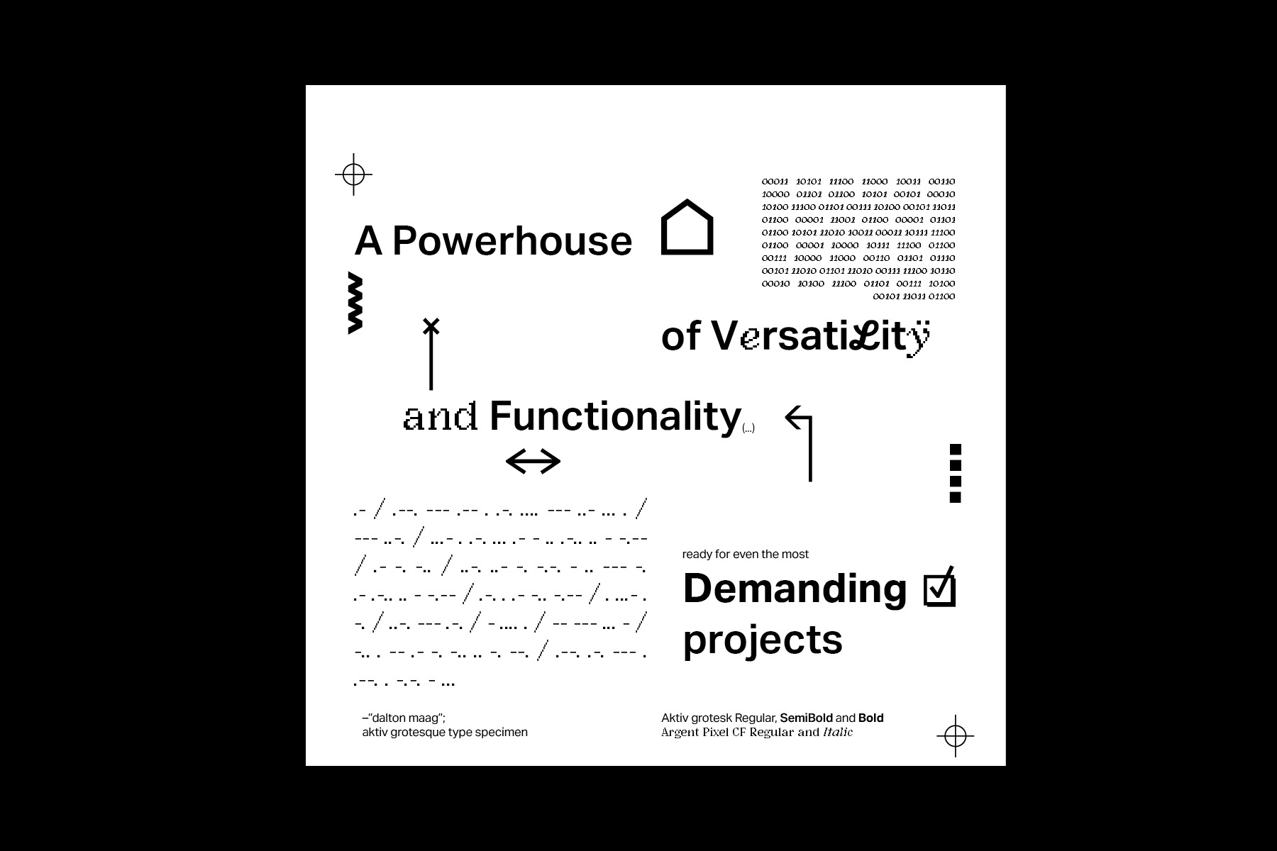 type specimen experiment